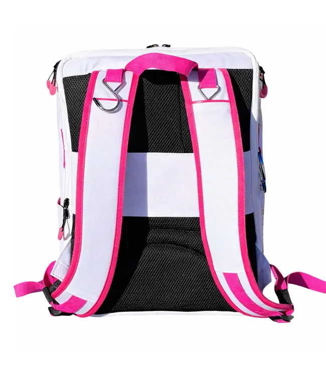 oktō Rec Lite Ultimate Paddle Sport Backpack White & Pink