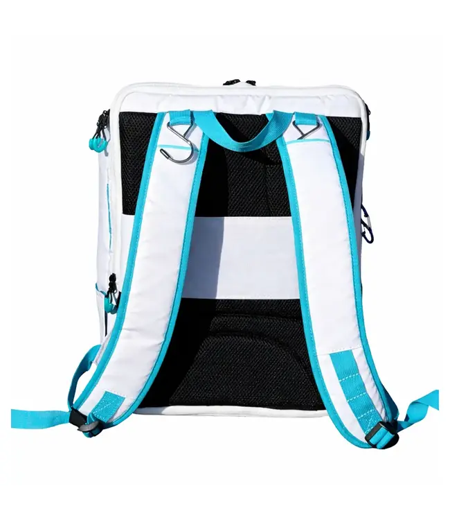 oktō Rec Lite Ultimate Paddle Sport Backpack White & Teal