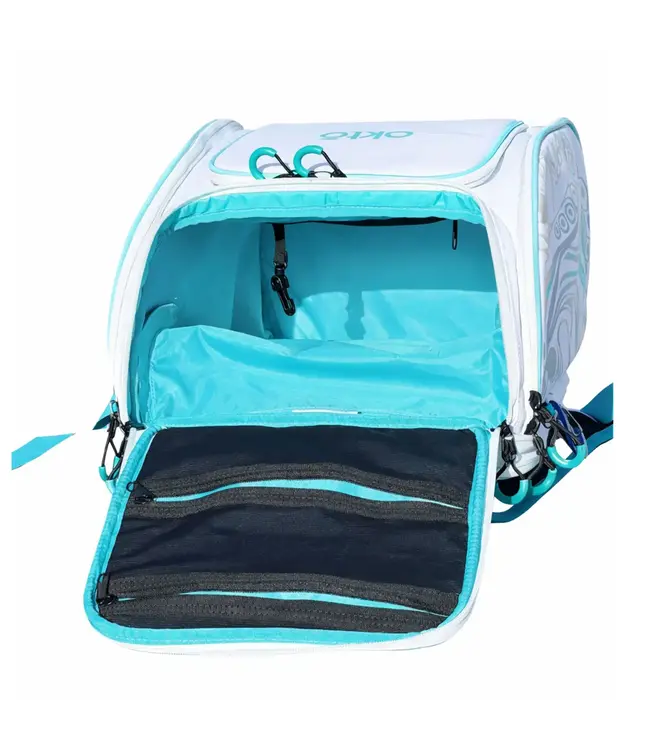 oktō Rec Lite Ultimate Paddle Sport Backpack White & Teal