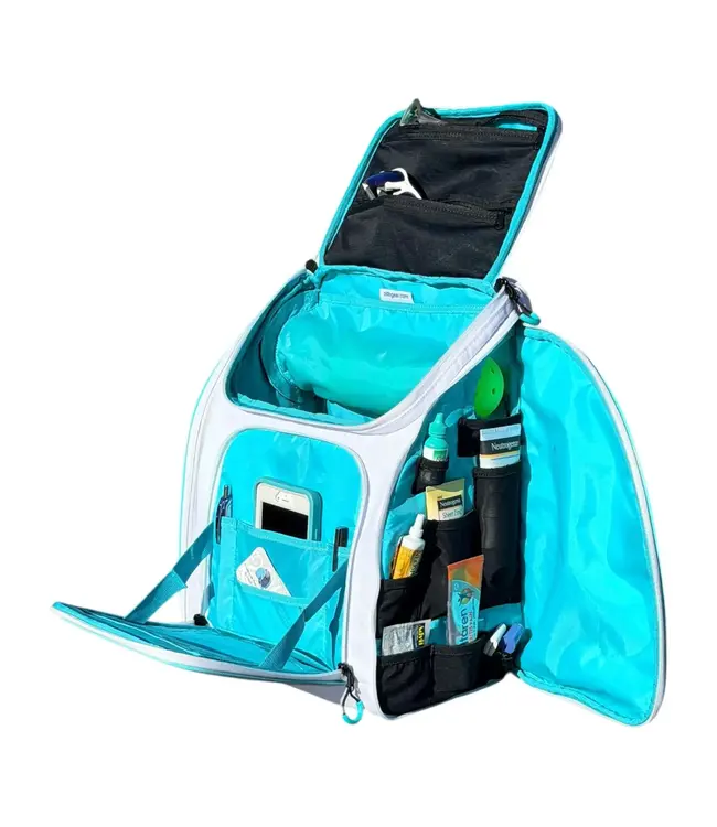 oktō Rec Lite Ultimate Paddle Sport Backpack White & Teal