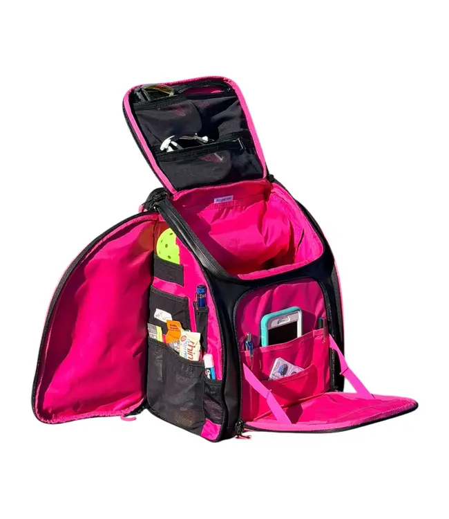 oktō Rec Lite Ultimate Paddle Sport Backpack Black & Pink