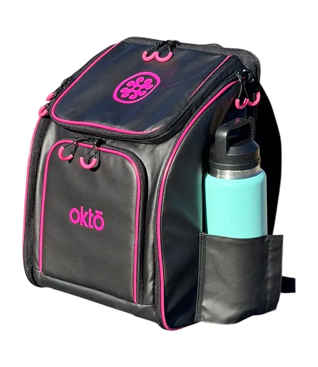 oktō Rec Lite Ultimate Paddle Sport Backpack Black & Pink
