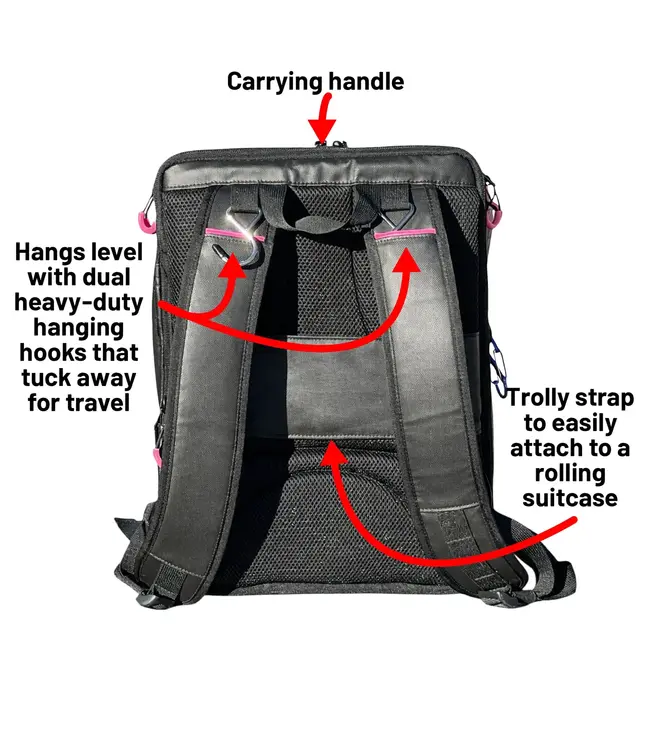 oktō Rec Lite Ultimate Paddle Sport Backpack Black & Pink