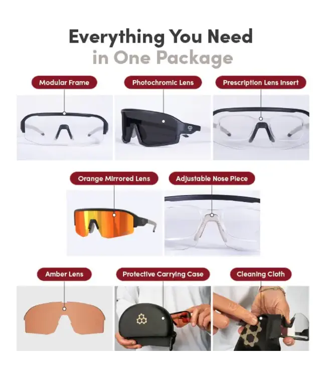 CRBN Pivot Pickleball Glasses