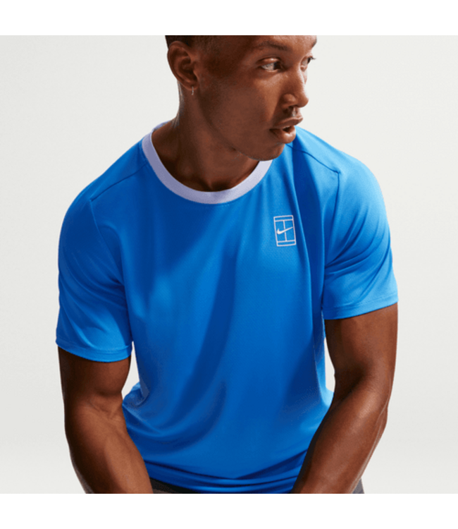 Nike NikeCourt Advantage Dri-FIT Top Lt Photo Blue/Hydrogen Blue M's