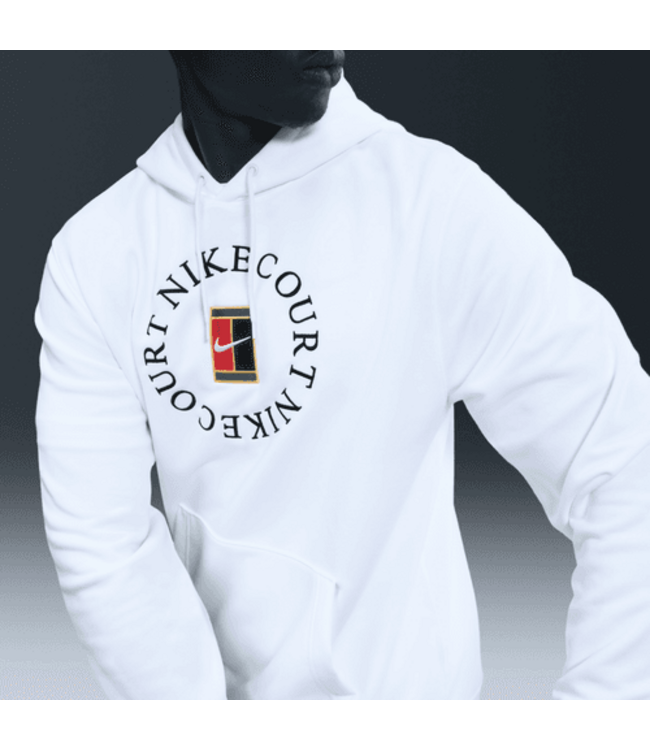 Nike NikeCourt Heritage Dri-FIT French Terry Pullover Hoodie White M's