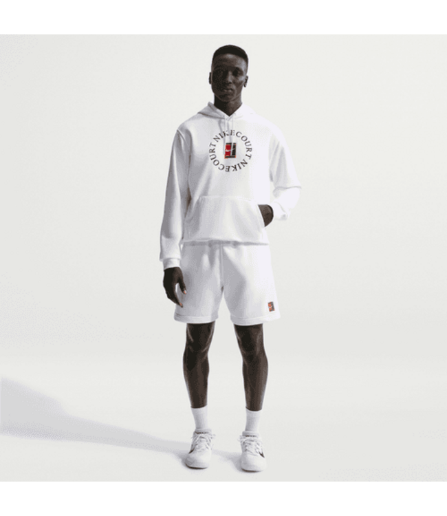 Nike NikeCourt Heritage Dri-FIT French Terry Pullover Hoodie White M's