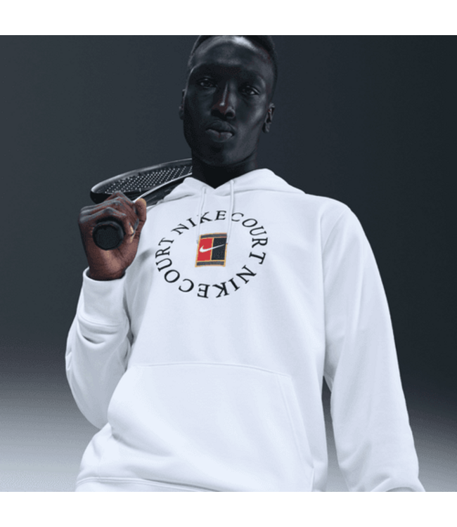 Nike NikeCourt Heritage Dri-FIT French Terry Pullover Hoodie White M's