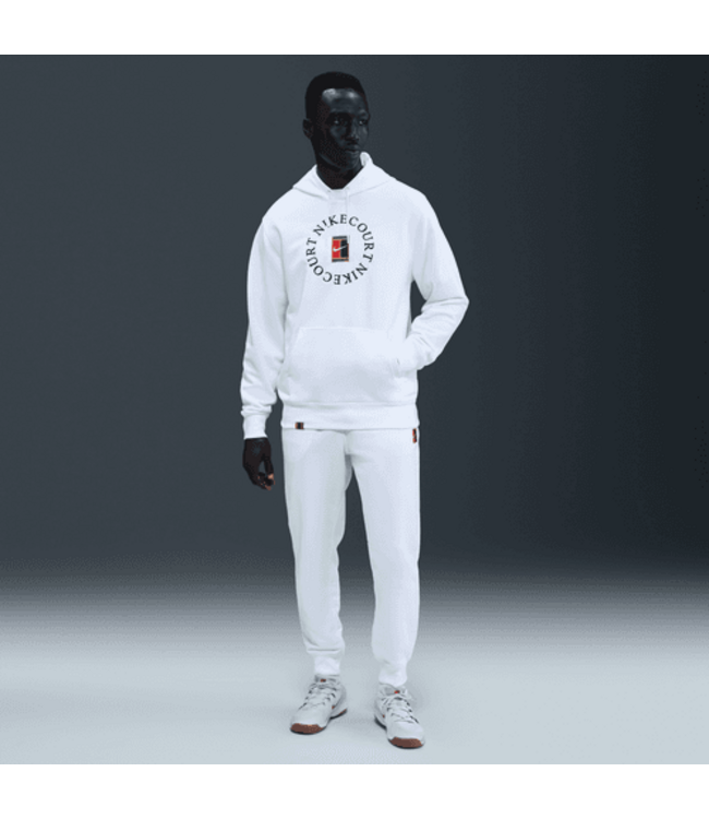 Nike NikeCourt Heritage Dri-FIT French Terry Pullover Hoodie White M's