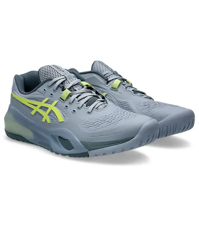 ASICS AMERICA Gel Resolution X Wide Grey Blue/Pistachio M's