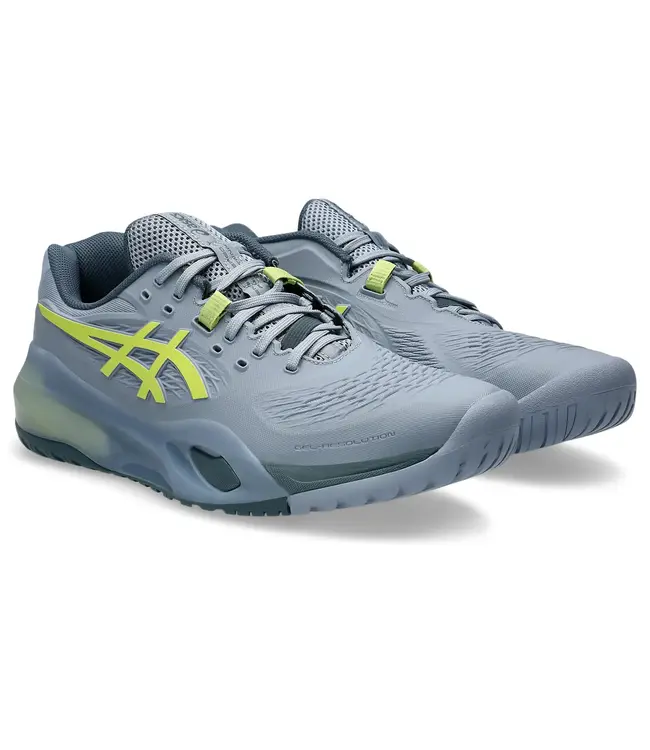 ASICS AMERICA Gel Resolution X Grey Blue/Pistachio M's