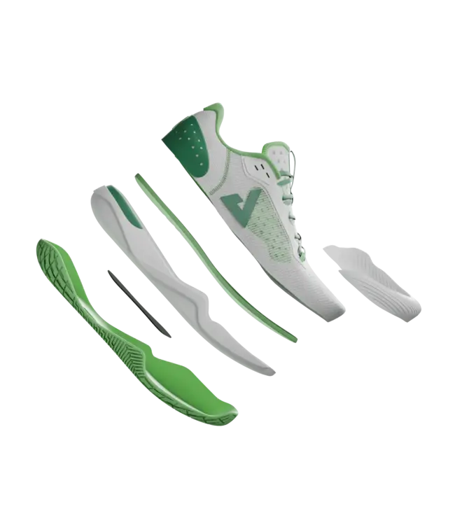 Joola R4LLy White/Meadow Green W's