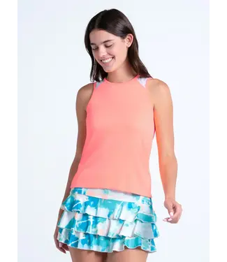 Lucky In Love Twist Back Rib Tank W's