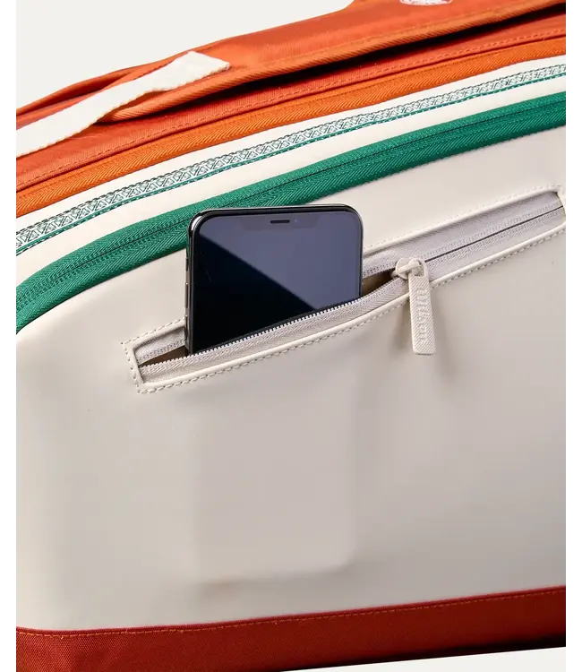 Wilson Roland Garros 2026 9PK Racket Bag Cream