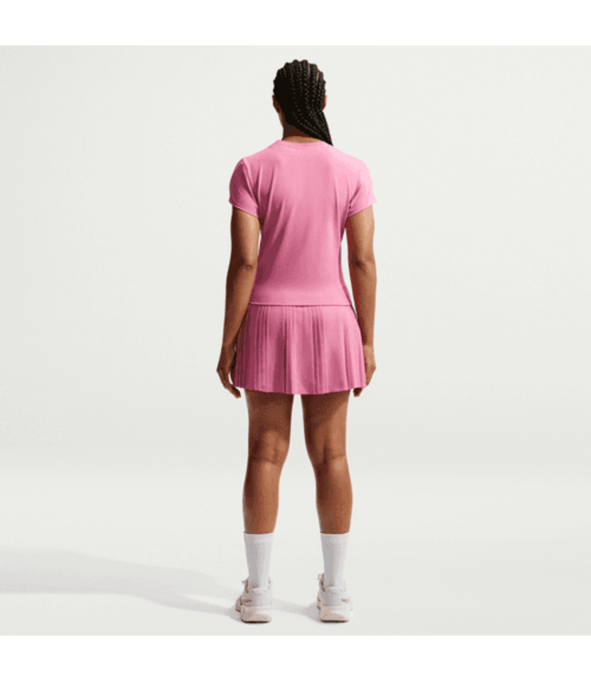 Nike NikeCourt Advantage Dri-FIT Short-Sleeve Top Peony/White W's