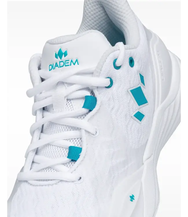 Diadem Court Burst HC White/Teal W's