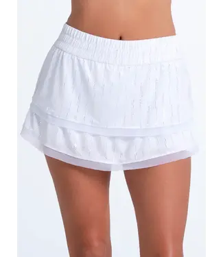 Lucky In Love Distress Pin Skirt W's