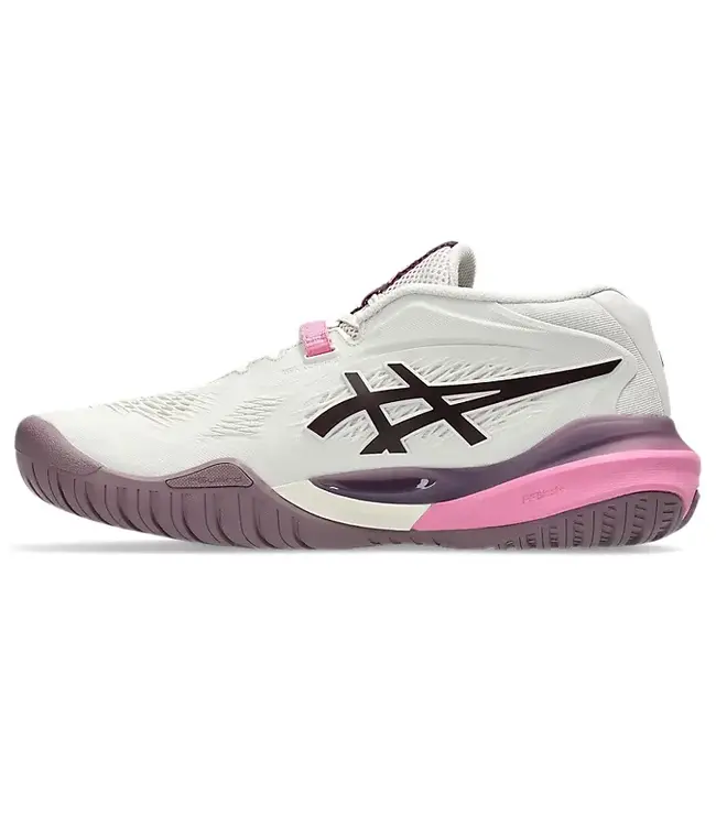 ASICS AMERICA Gel Resolution X Soft Oat/Dark Aubergine W's