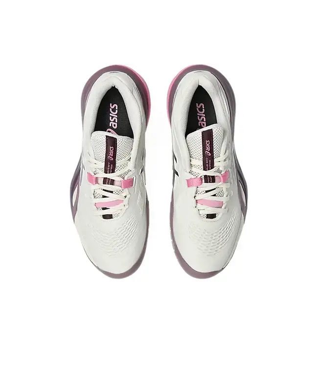 ASICS AMERICA Gel Resolution X Soft Oat/Dark Aubergine W's