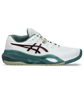 ASICS AMERICA Gel Resolution X Wide (2E) White/Dark Aubergine M's