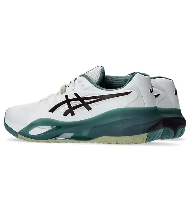 ASICS AMERICA Gel Resolution X Wide (2E) White/Dark Aubergine M's