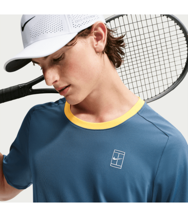 Nike NikeCourt Advantage Dri-FIT Top New Slate/Laser Orange M's