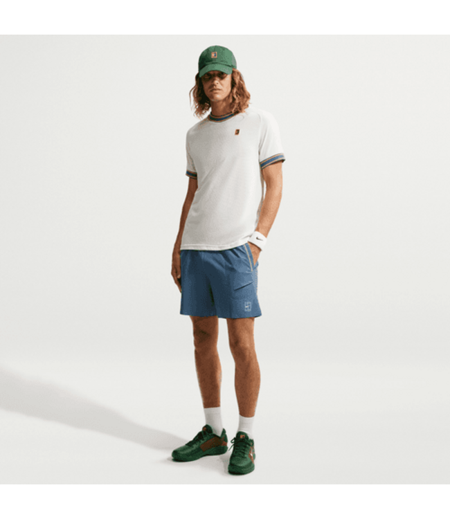 Nike NikeCourt Advantage Dri-FIT 6" Shorts New Slate/Laser Orange M's