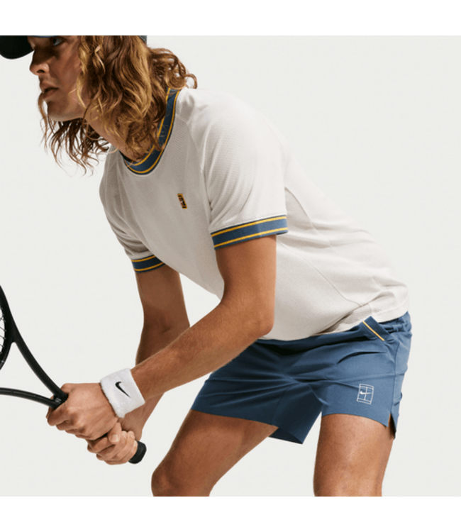 Nike NikeCourt Advantage Dri-FIT 6" Shorts New Slate/Laser Orange M's