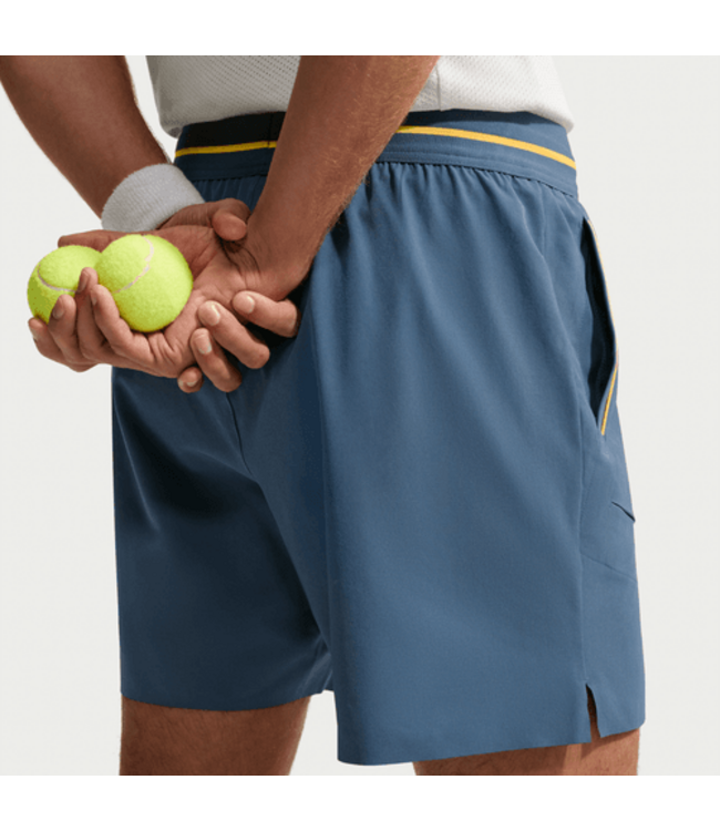 Nike NikeCourt Advantage Dri-FIT 6" Shorts New Slate/Laser Orange M's