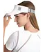 Lucky In Love Lucky Logo Stretch Visor White
