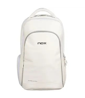 NOX PRO Series Padel Backpack White