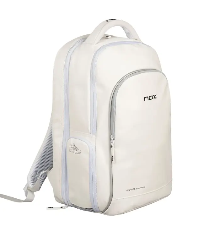 NOX PRO Series Padel Backpack White