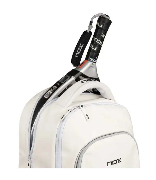 NOX PRO Series Padel Backpack White