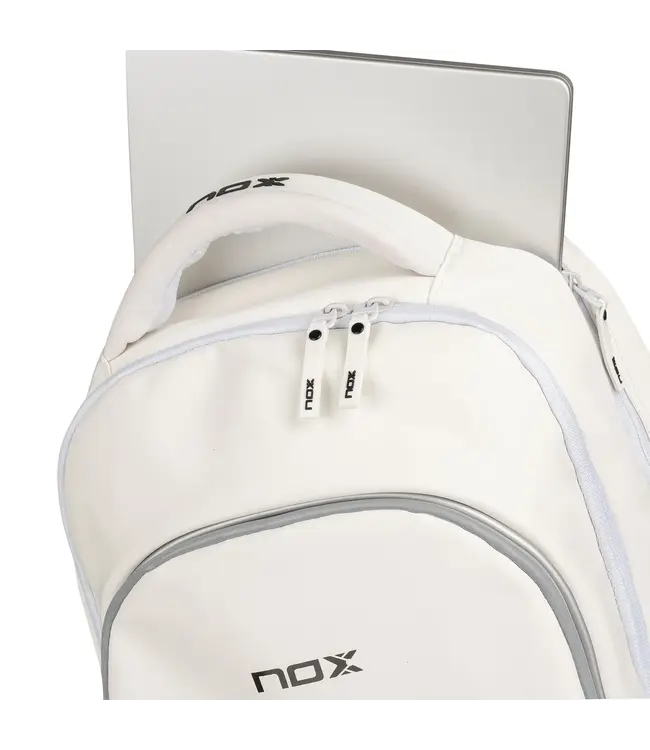 NOX PRO Series Padel Backpack White