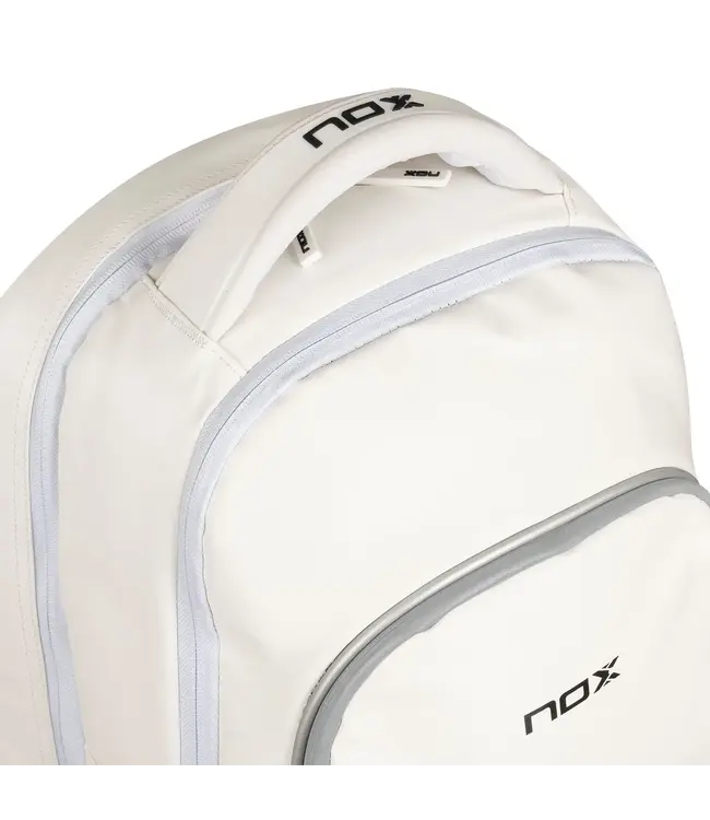 NOX PRO Series Padel Backpack White