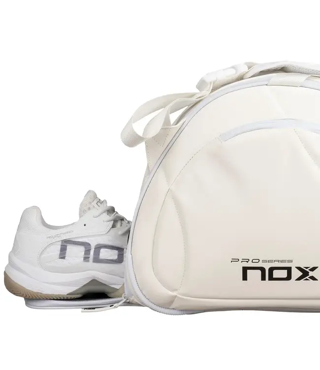 NOX PRO Series Padel Bag White