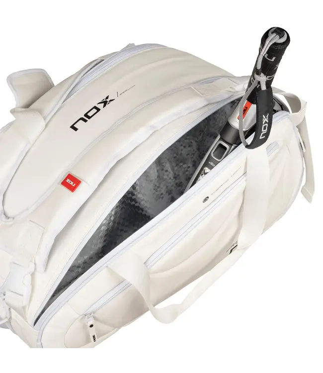 NOX PRO Series Padel Bag White