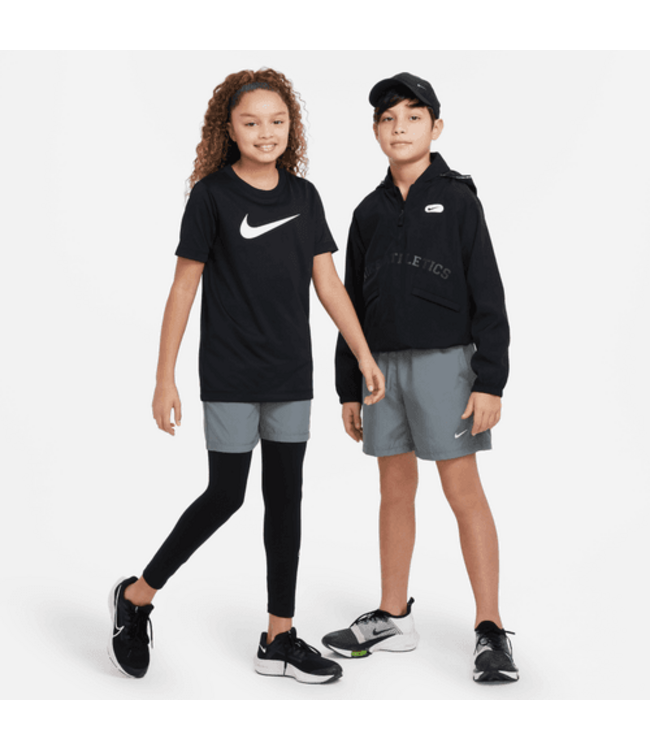 Nike Multi Big Kids' Dri-FIT Shorts Smoke Grey