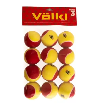 Volkl Team Ball 3 (Yellow/Red) 12 Pack Bag