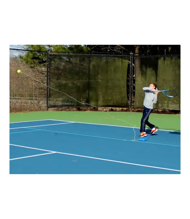 Tourna FILL-n-DRILL Tennis Trainer with extra ball and string