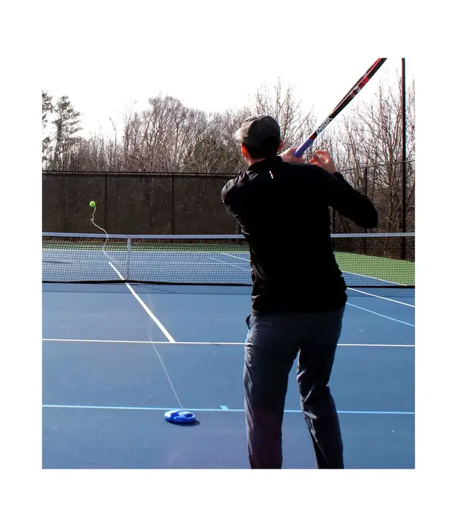 Tourna FILL-n-DRILL Tennis Trainer with extra ball and string