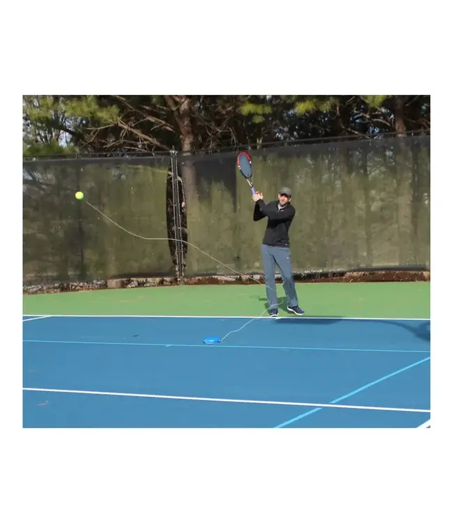 Tourna FILL-n-DRILL Tennis Trainer with extra ball and string