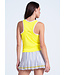 Lucky In Love Airplay Rib Tank Yellow W's