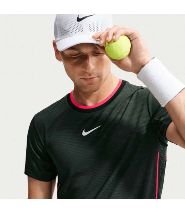 Nike NikeCourt Slam Aero-FIT Top Black Spruce/White M's