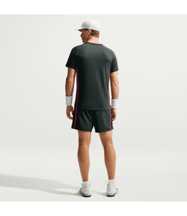 Nike NikeCourt Slam Aero-FIT Top Black Spruce/White M's