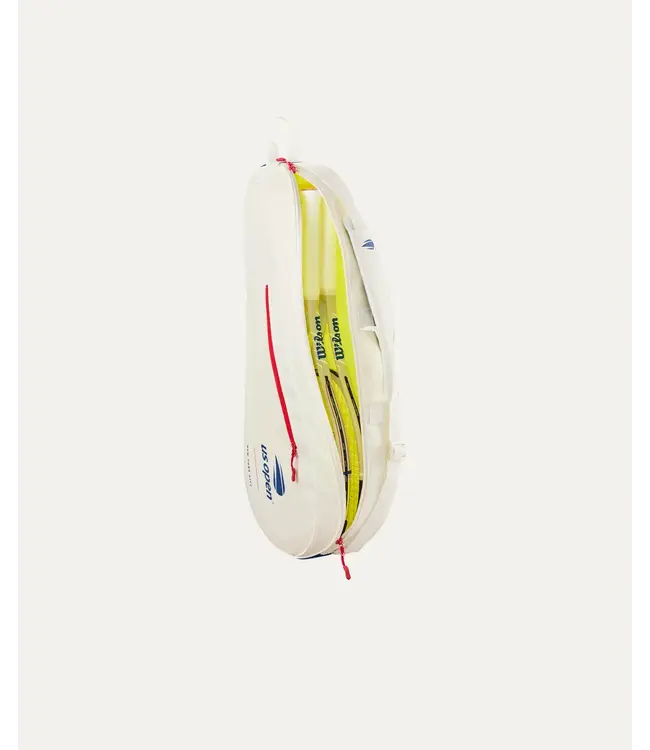 Wilson US Open 2026 Team Racket Bag 3 White