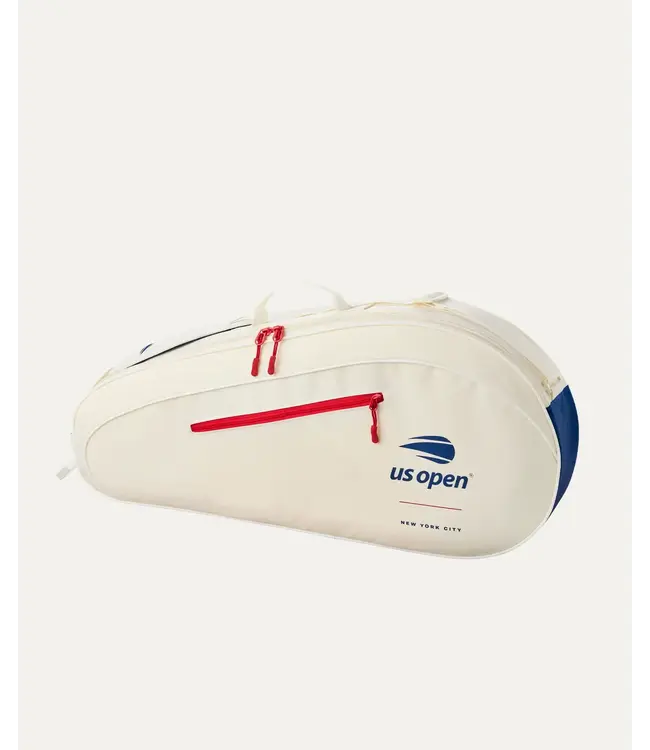 Wilson US Open 2026 Team Racket Bag 3 White