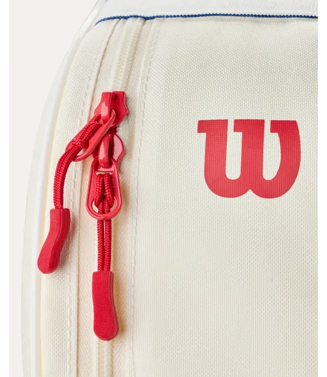 Wilson US Open 2026 Team Racket Bag 6 White