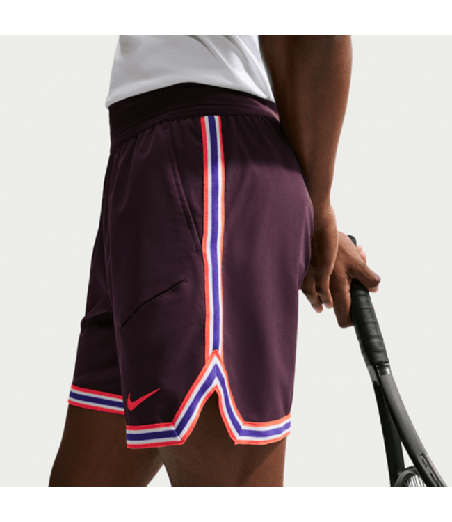 Nike NikeCourt Slam Dri-FIT Shorts Burgundy Ash/Bright Crimson M's