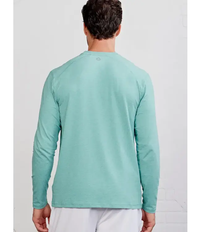 Tasc Carrollton Long Sleeve Fitness T-Shirt Meadowbrook Heather M's